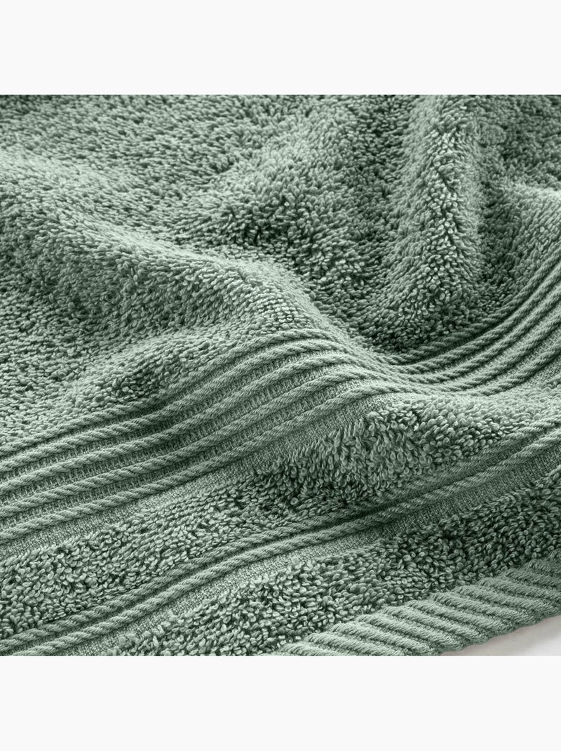 Serviette invité – éponge unie – 500 g/m² – TENDRESSE Vert cèdre - Kiabi