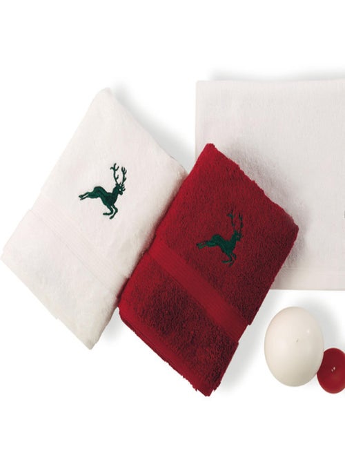 Serviette invité HIRSH - Kiabi