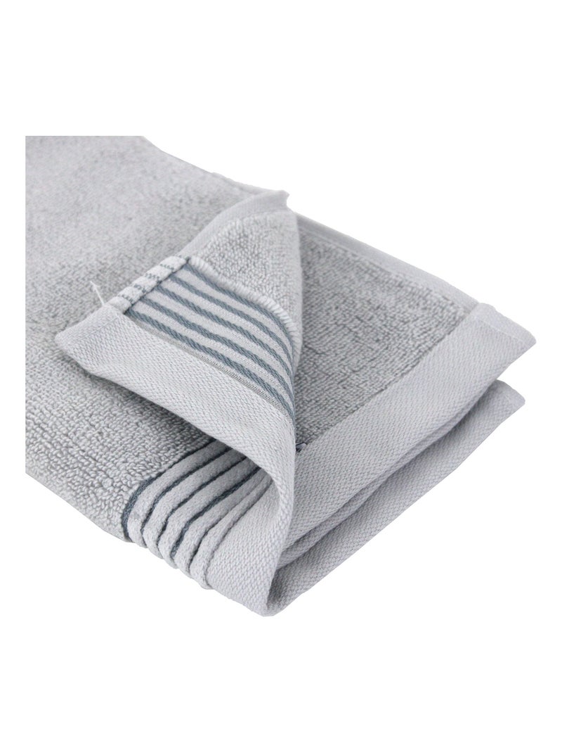 Serviette invité JULIET Argent - Kiabi