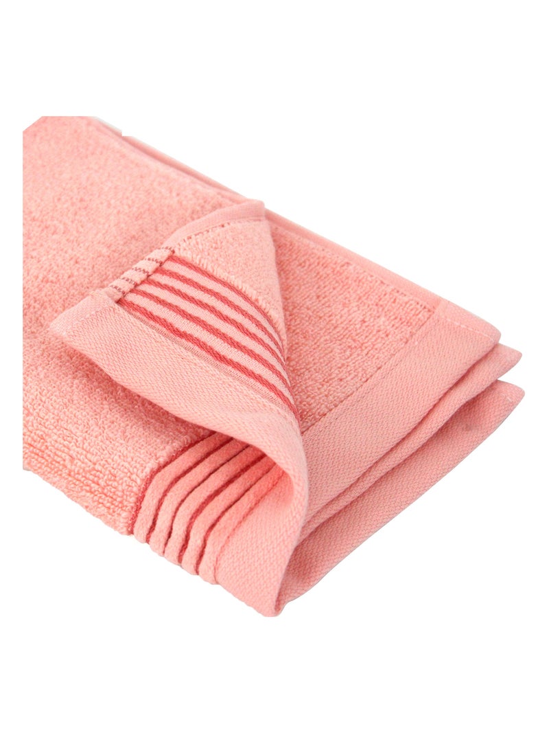 Serviette invité JULIET Rose pâle - Kiabi