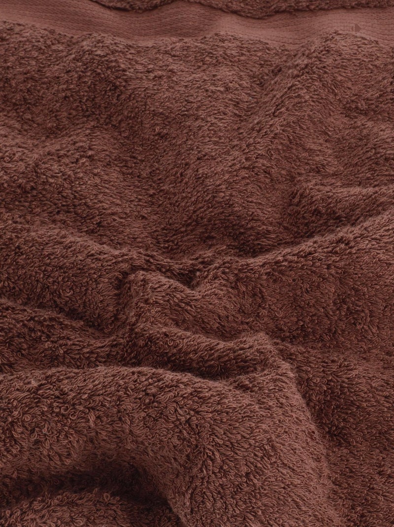 Serviette invité LUXOR Marron - Kiabi