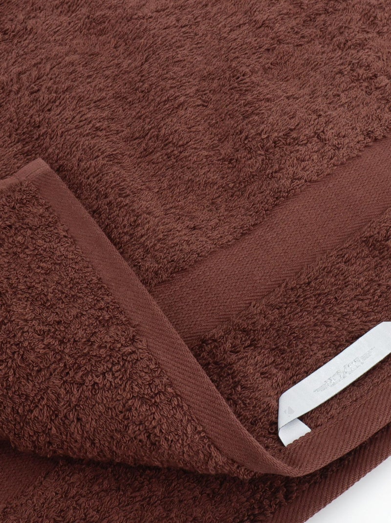 Serviette invité LUXOR Marron - Kiabi