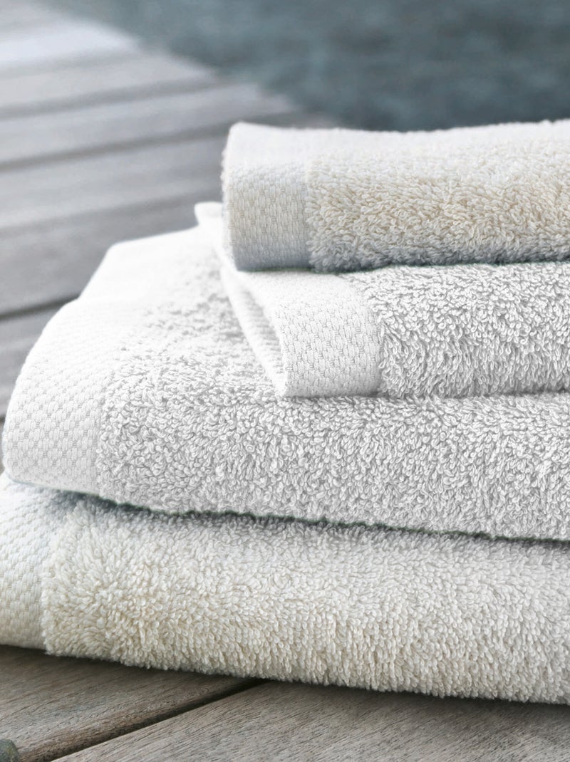 Serviette invité PURE 550 g/m2 Blanc - Kiabi