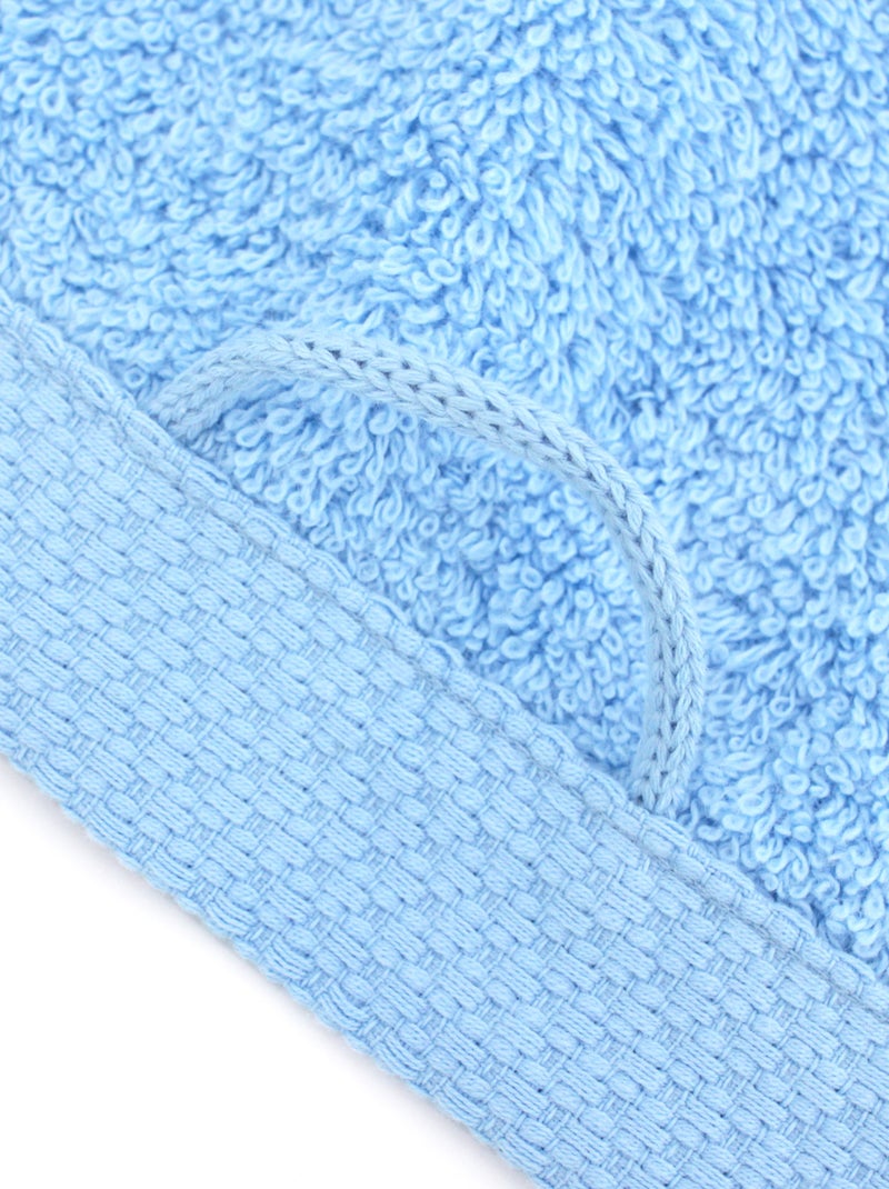 Serviette invité PURE 550 g/m2 Bleu ciel - Kiabi