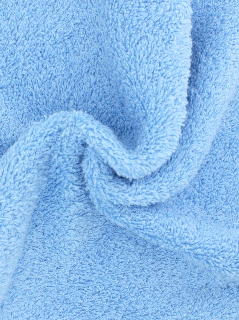 Serviette invité PURE 550 g/m2 Bleu ciel - Kiabi