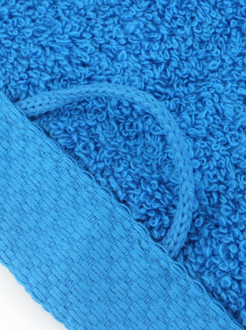 Serviette invité PURE 550 g/m2 Bleu turquoise - Kiabi