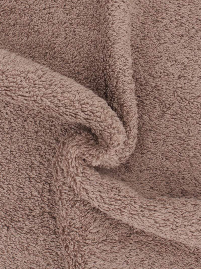 Serviette invité PURE 550 g/m2 Gris taupe - Kiabi