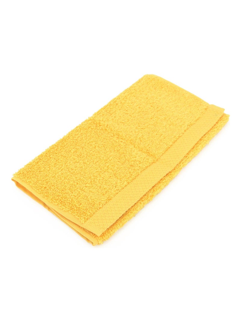 Serviette invité PURE 550 g/m2 Jaune - Kiabi