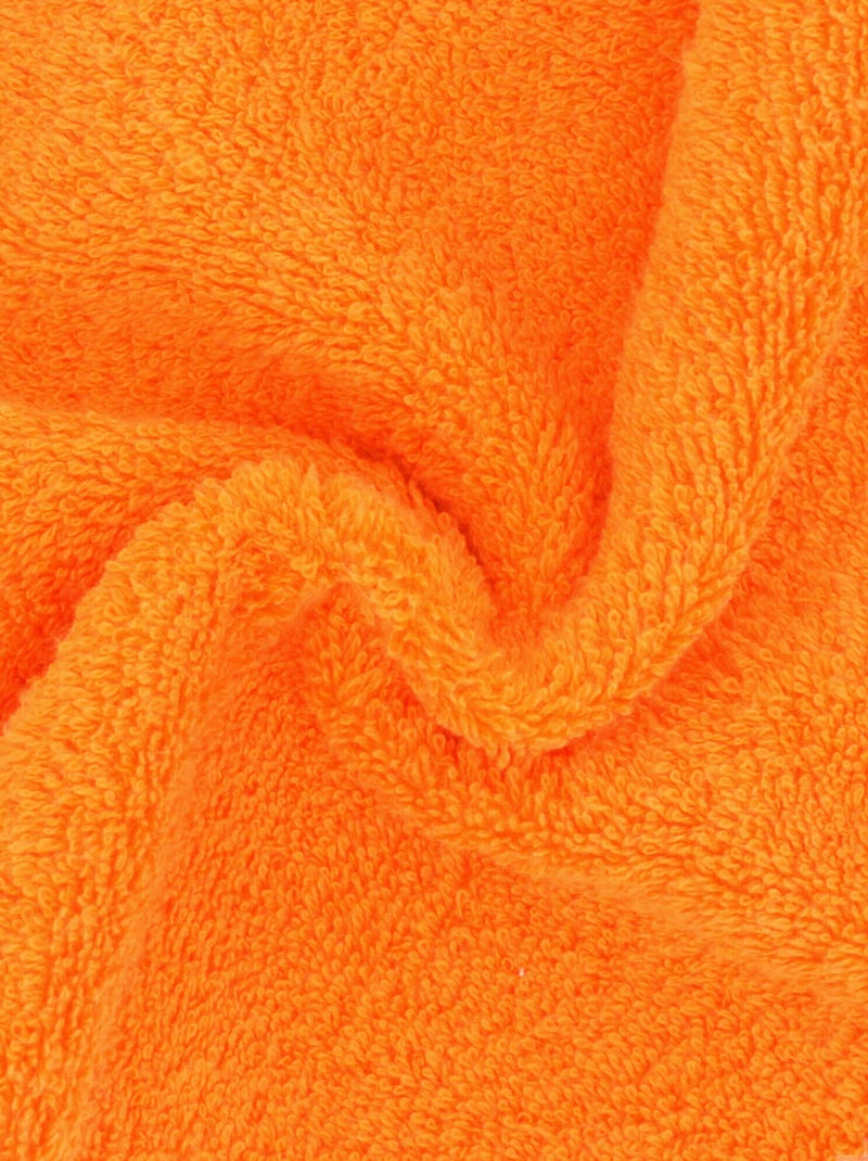 Serviette invité PURE 550 g/m2 Orange - Kiabi