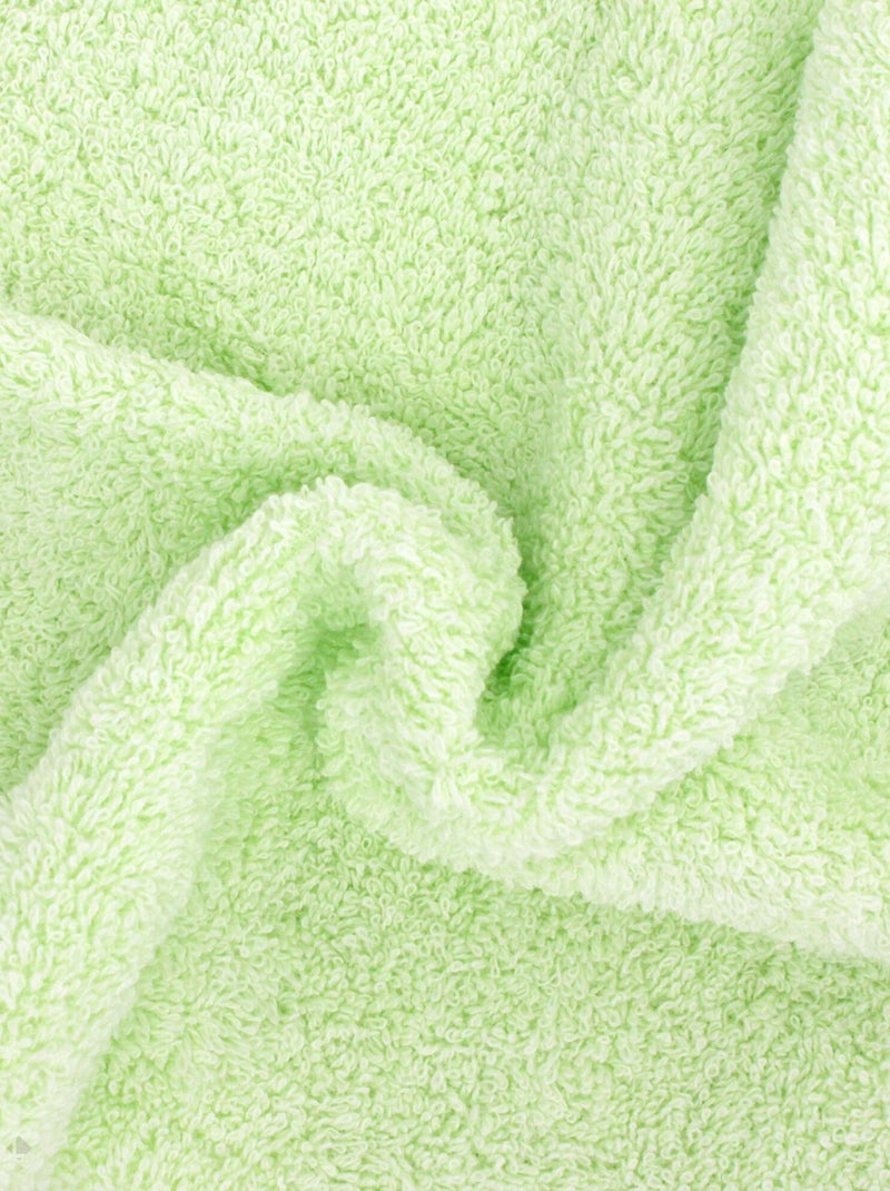 Serviette invité PURE 550 g/m2 Vert fluo - Kiabi