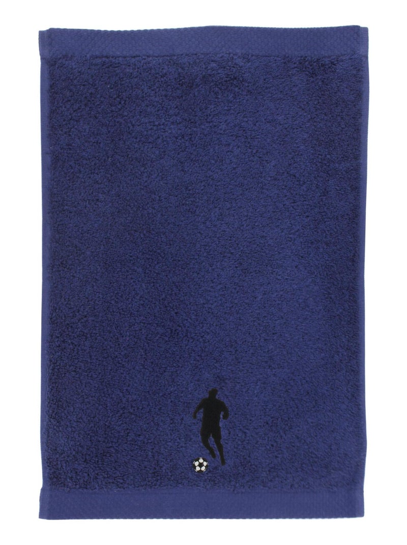 Serviette invite PURE FOOTBALL Bleu marine - Kiabi