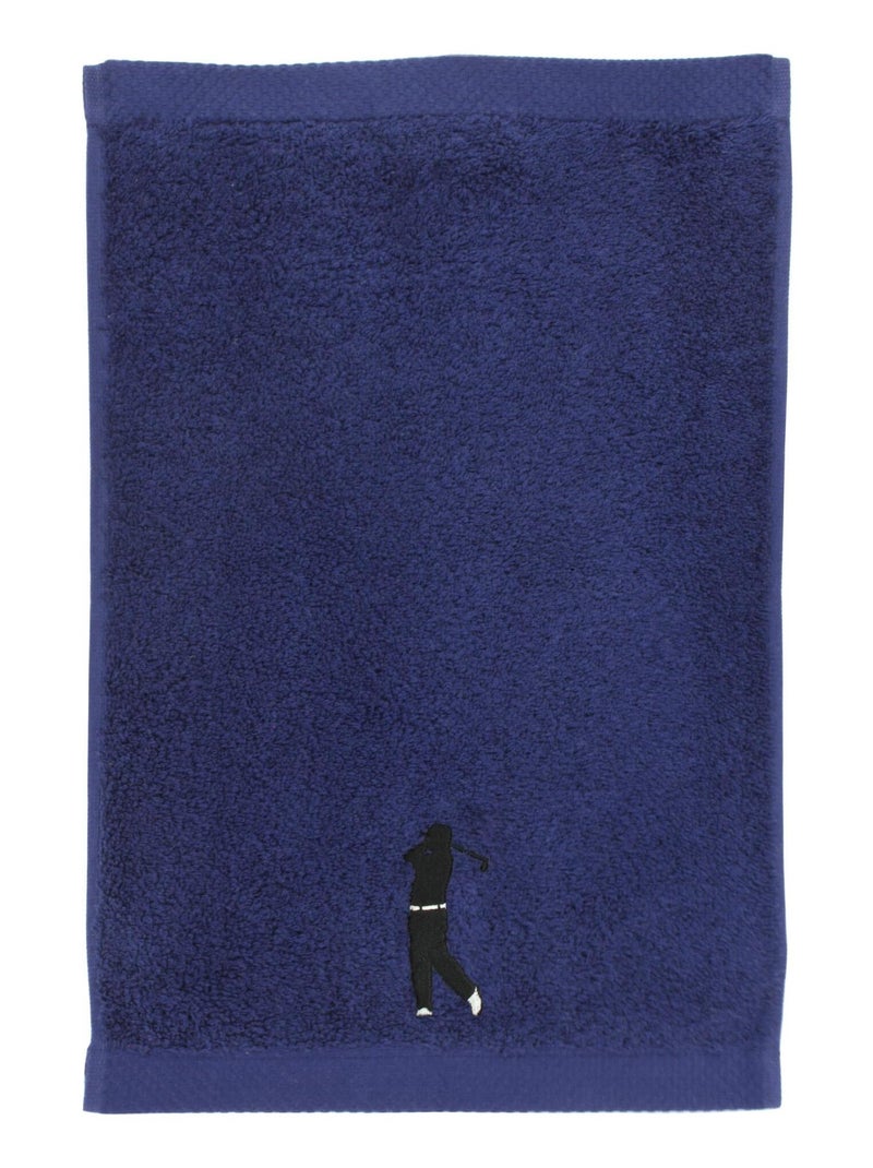 Serviette invite PURE GOLF Bleu marine - Kiabi