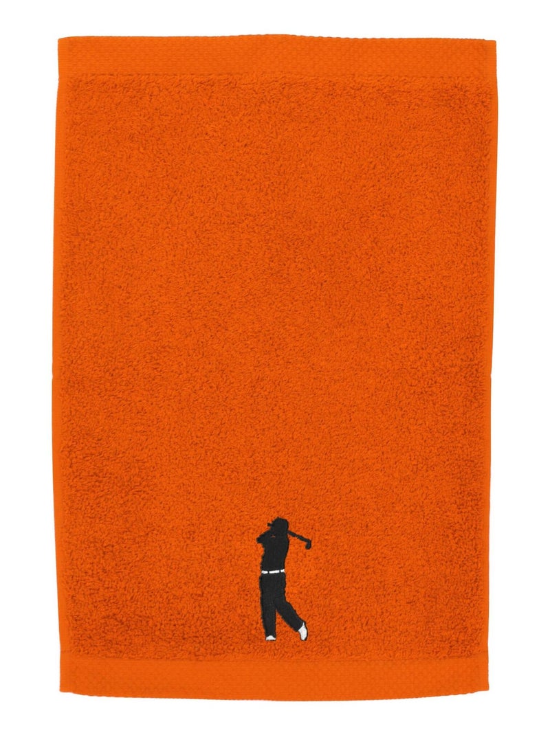 Serviette invite PURE GOLF Orange mandarine - Kiabi