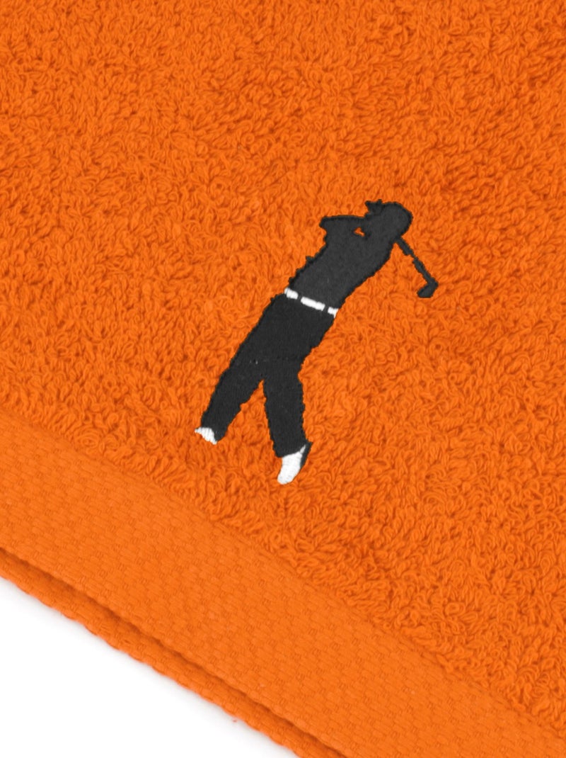 Serviette invite PURE GOLF Orange mandarine - Kiabi