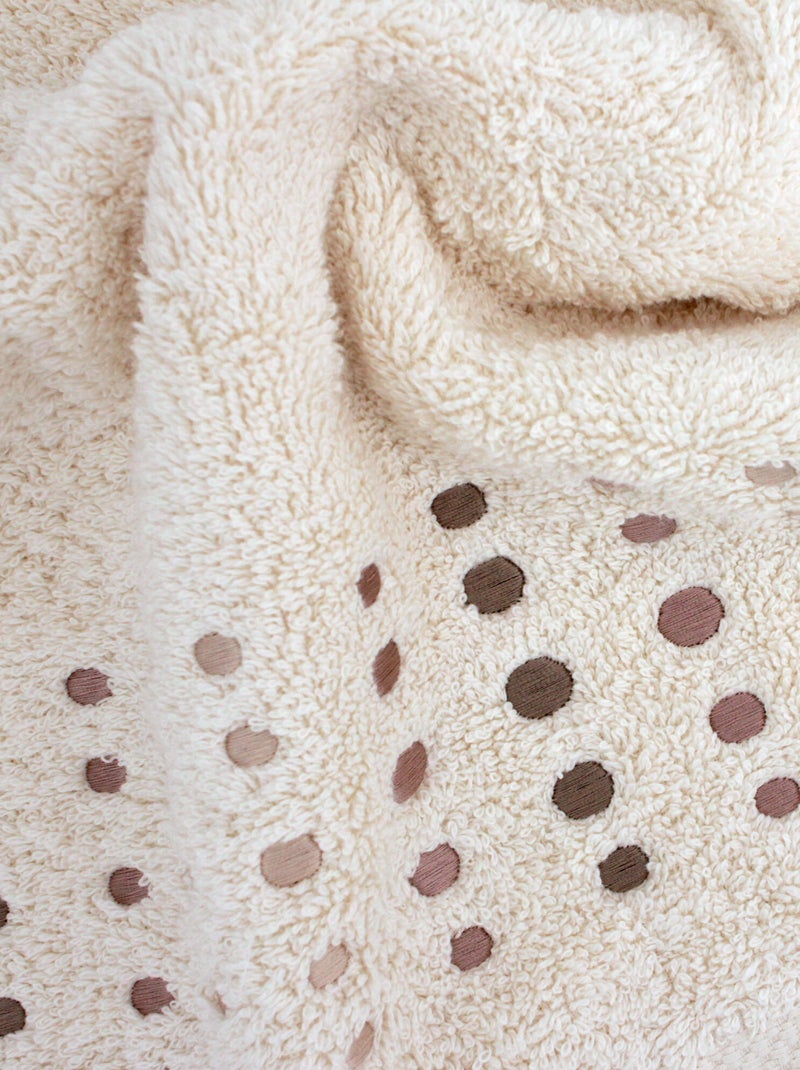 Serviette invité PURE POINTS Beige - Kiabi
