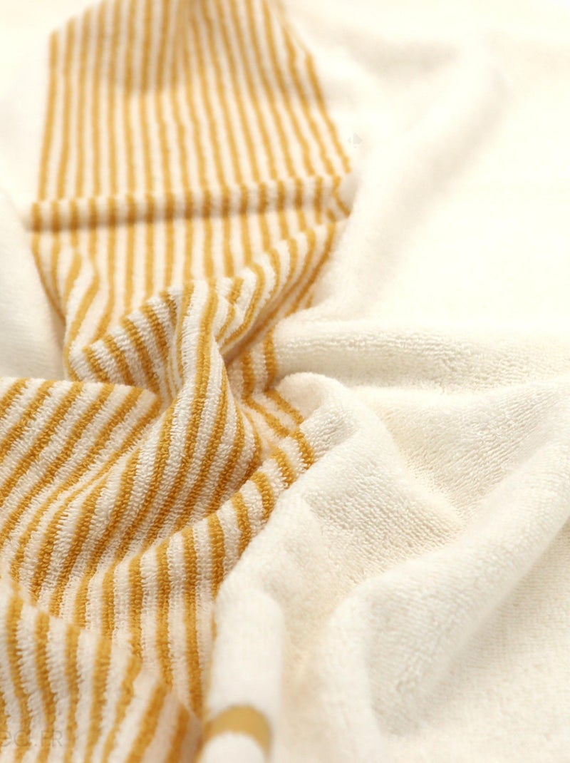 Serviette invité RIBBON Jaune - Kiabi