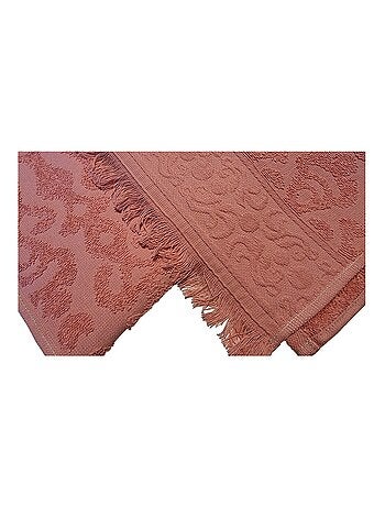 Serviette JACQUARD à franges