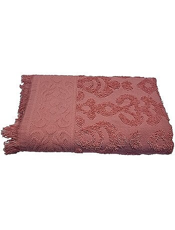 Serviette JACQUARD à franges