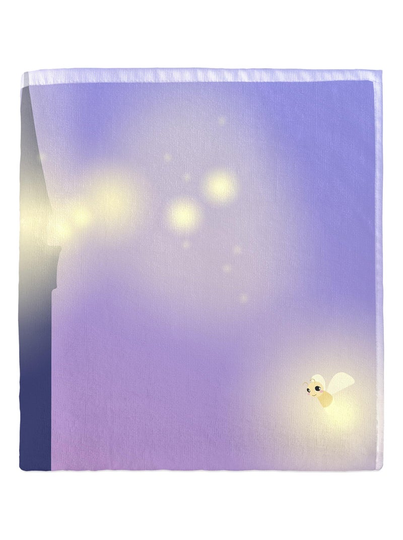 Serviette Long braid "Happyfriday" Blanc - Kiabi