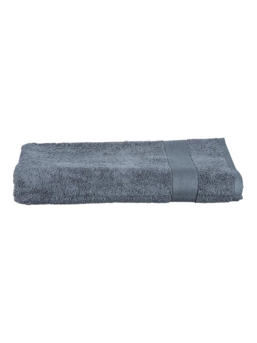 Serviette ou drap de bain 100 x 150 cm Couleur moderne gris fonce - Kiabi Serviette ou drap de bain 100 x 150 cm Couleur moderne gris fonce - Kiabi