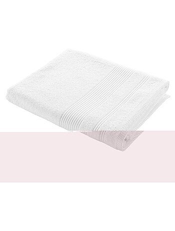 Serviette ou drap de bain 90 x 150 cm Tendresse gris perle