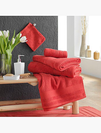 Serviette ou drap de bain 90 x 150 cm Tendresse gris perle