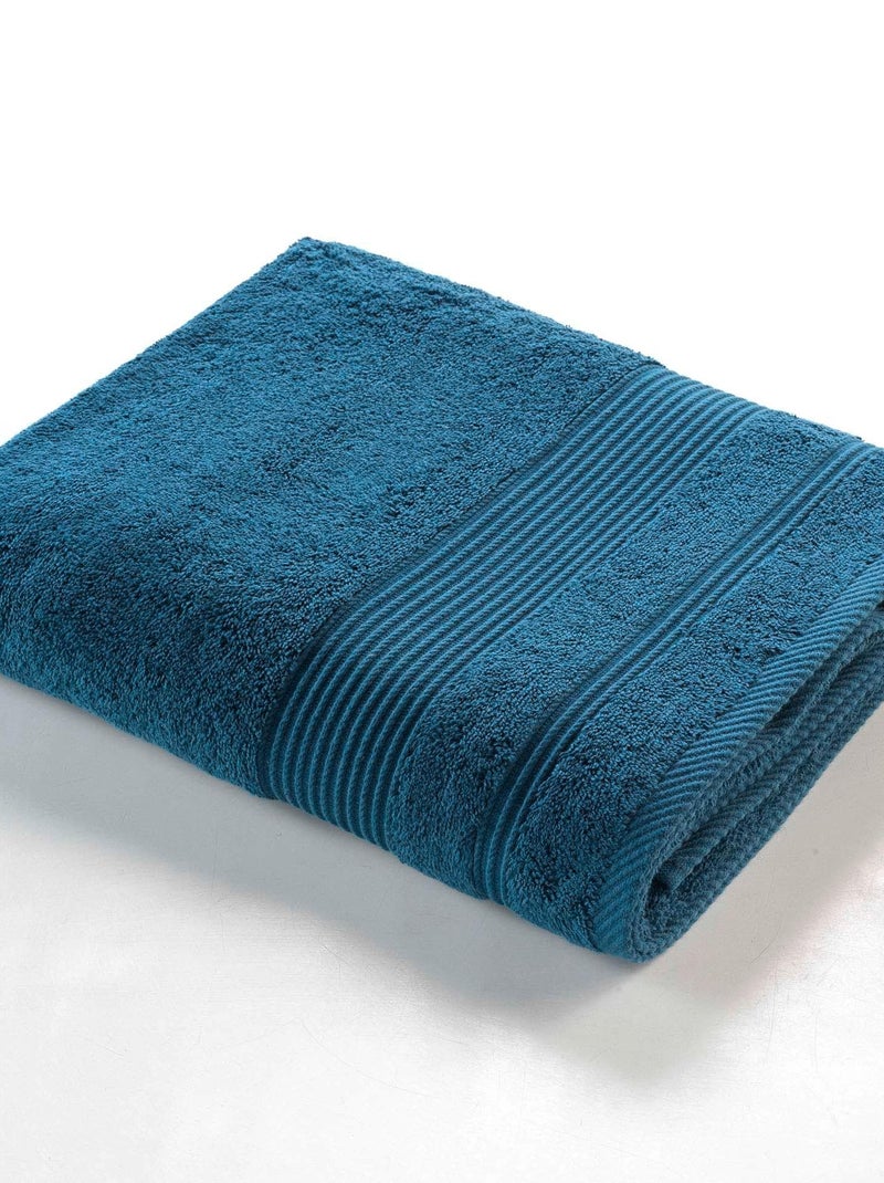 Serviette ou drap de bain Tendresse Bleu marine - Kiabi