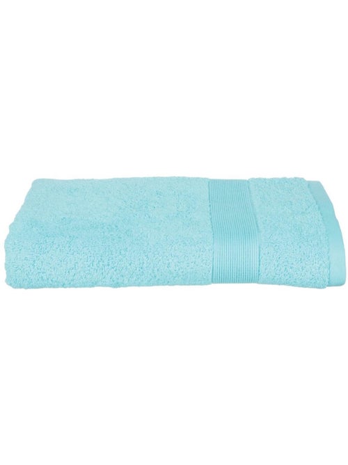 Serviette ou drap de douche 70 x 130 cm Couleur moderne aqua - Kiabi