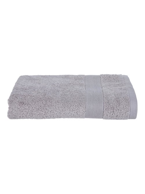 Serviette ou drap de douche 70 x 130 cm Couleur moderne taupe - Kiabi