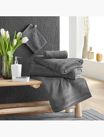 Serviette ou drap de douche 70 x 130 cm Tendresse orage