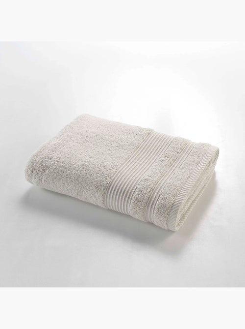 Serviette ou drap de douche 70 x 130 cm Tendresse lin - Kiabi