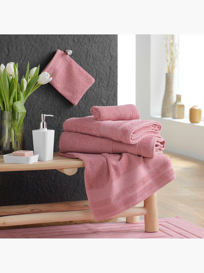 Serviette ou drap de douche 70 x 130 cm Tendresse rose Rose - Kiabi