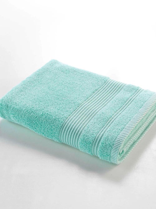 Serviette ou drap de douche 70 x 130 cm tendresse vert d eau - Kiabi Serviette ou drap de douche 70 x 130 cm tendresse vert d eau - Kiabi