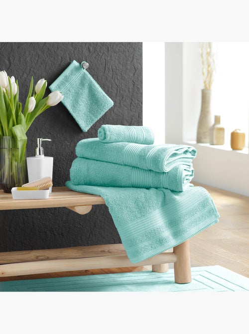 Serviette ou drap de douche 70 x 130 cm tendresse vert d eau - Kiabi Serviette ou drap de douche 70 x 130 cm tendresse vert d eau - Kiabi