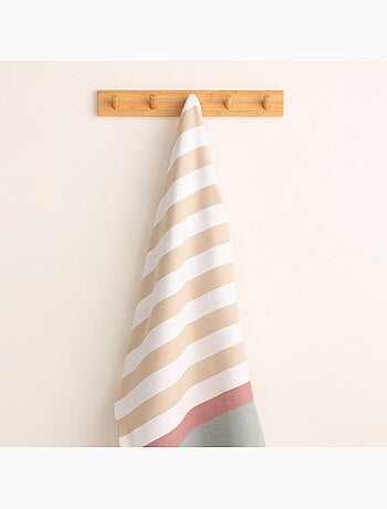 Serviette paréo de plage, tissu en relief, fouta - Gamusi.