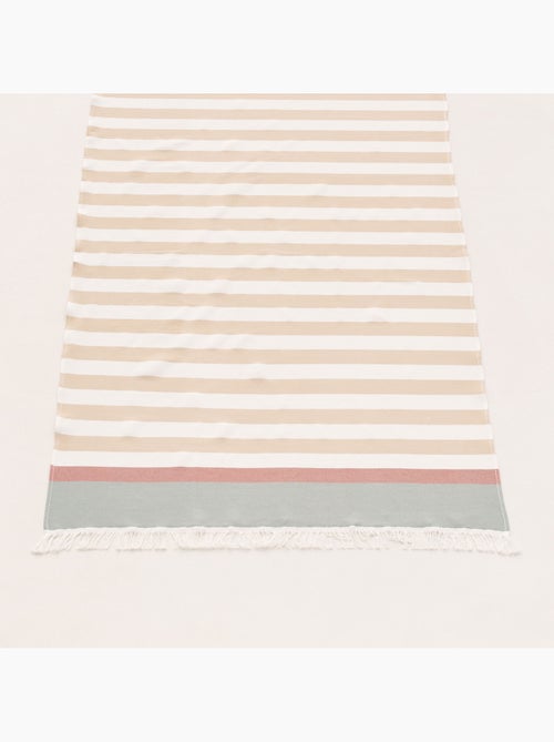 Serviette paréo de plage, tissu en relief, fouta - Gamusi. - Kiabi