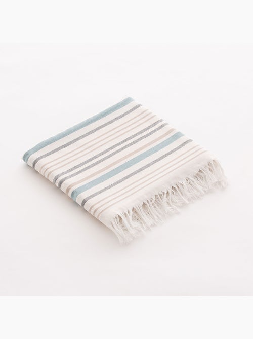 Serviette paréo de plage, tissu en relief, fouta - Gamusi. - Kiabi