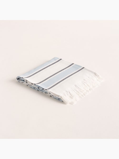 Serviette paréo de plage, tissu en relief, fouta - Gamusi. - Kiabi