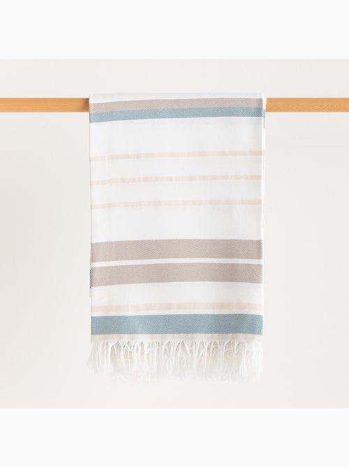 Serviette paréo de plage, tissu en relief, fouta - Gamusi. - Kiabi