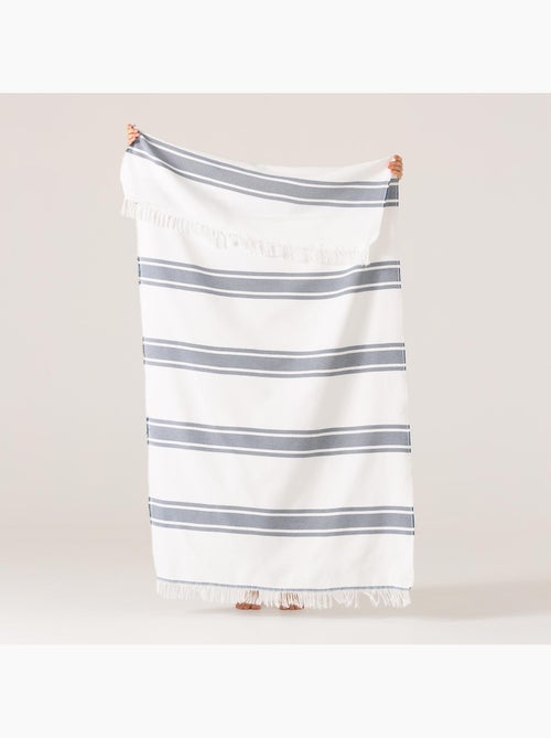 Serviette paréo de plage, tissu en relief, fouta - Gamusi. - Kiabi