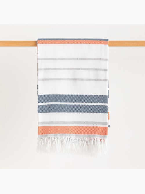 Serviette paréo de plage, tissu en relief, fouta - Gamusi. - Kiabi