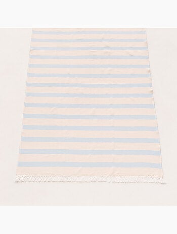 Serviette paréo de plage, tissu en relief, fouta - Gamusi.