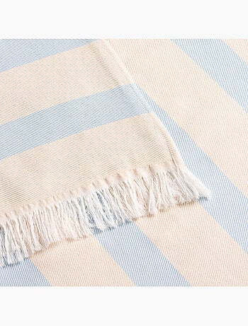 Serviette paréo de plage, tissu en relief, fouta - Gamusi.