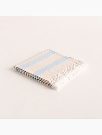 Serviette paréo de plage, tissu en relief, fouta - Gamusi.