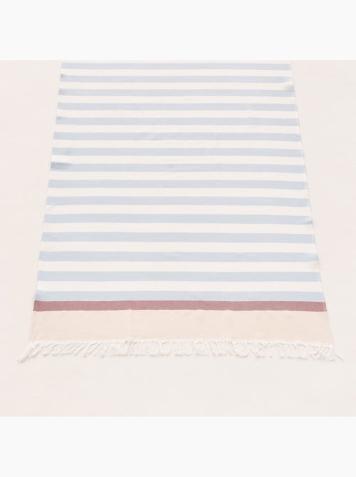 Serviette paréo de plage, tissu en relief, fouta - Gamusi. - Kiabi
