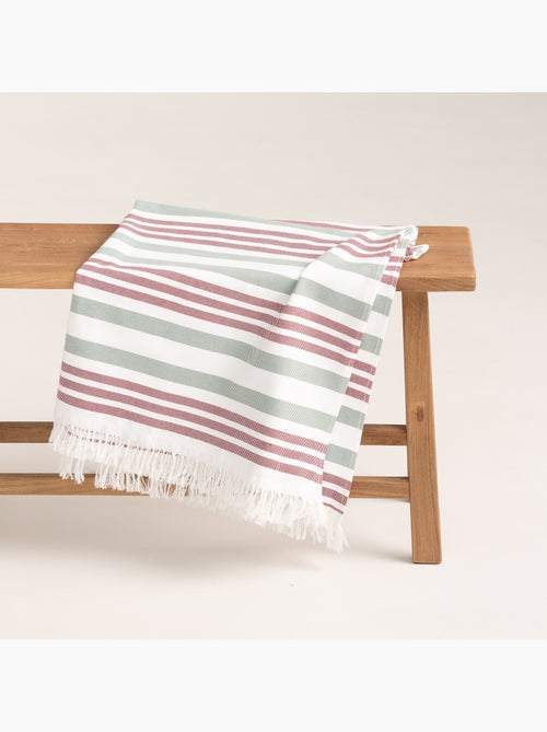 Serviette paréo de plage, tissu en relief, fouta - Gamusi. - Kiabi