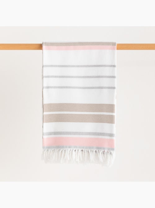 Serviette paréo de plage, tissu en relief, fouta - Gamusi. - Kiabi