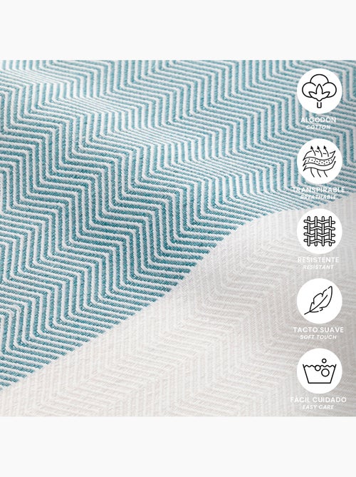 Serviette paréo de plage, tissu en relief, fouta - Gamusi. - Kiabi