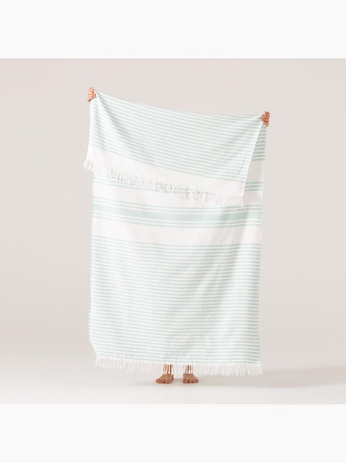 Serviette paréo de plage, tissu en relief, fouta - Gamusi. - Kiabi