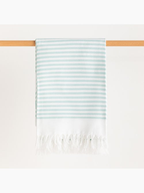 Serviette paréo de plage, tissu en relief, fouta - Gamusi. - Kiabi